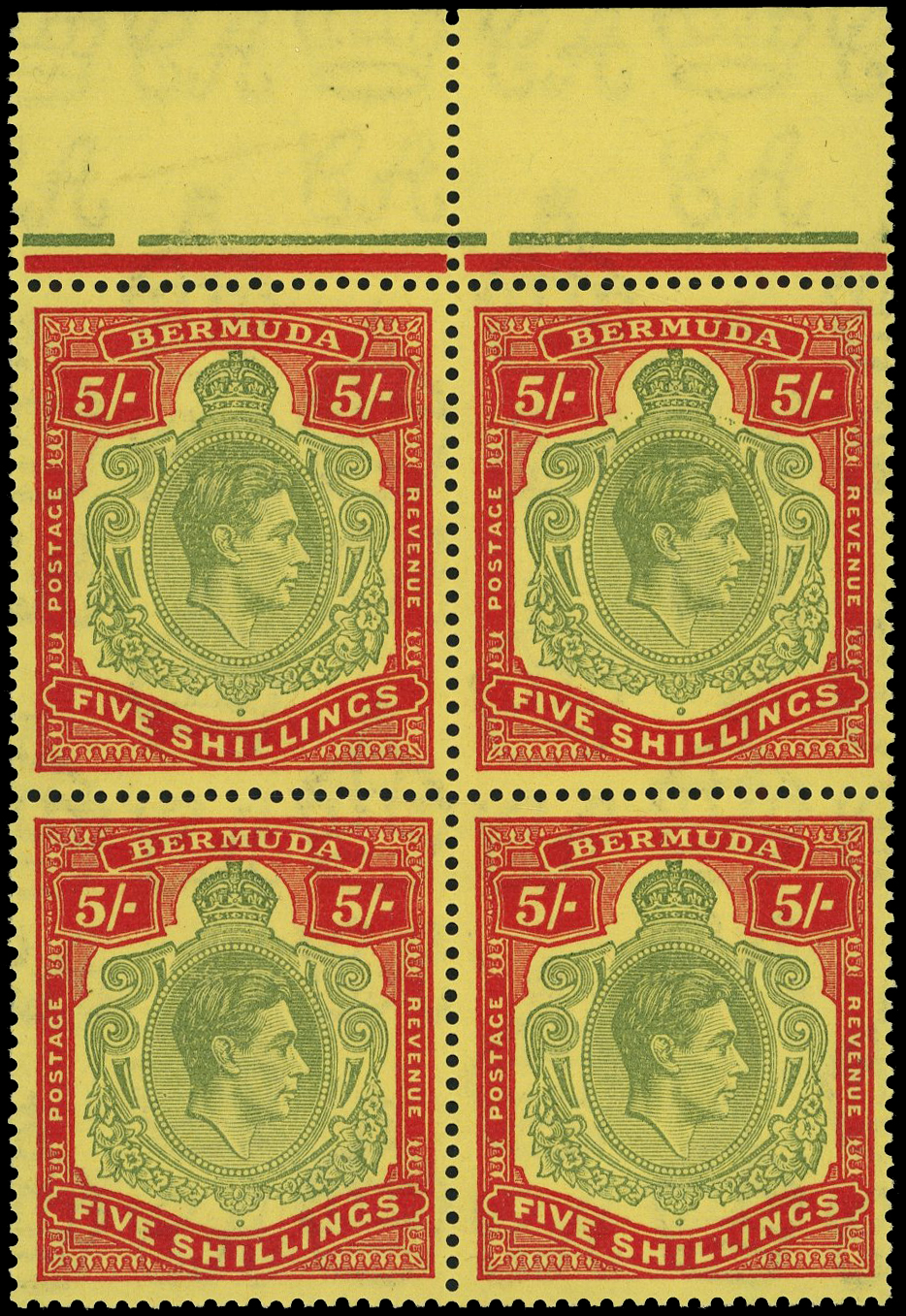 Bermuda SG 118f block mint