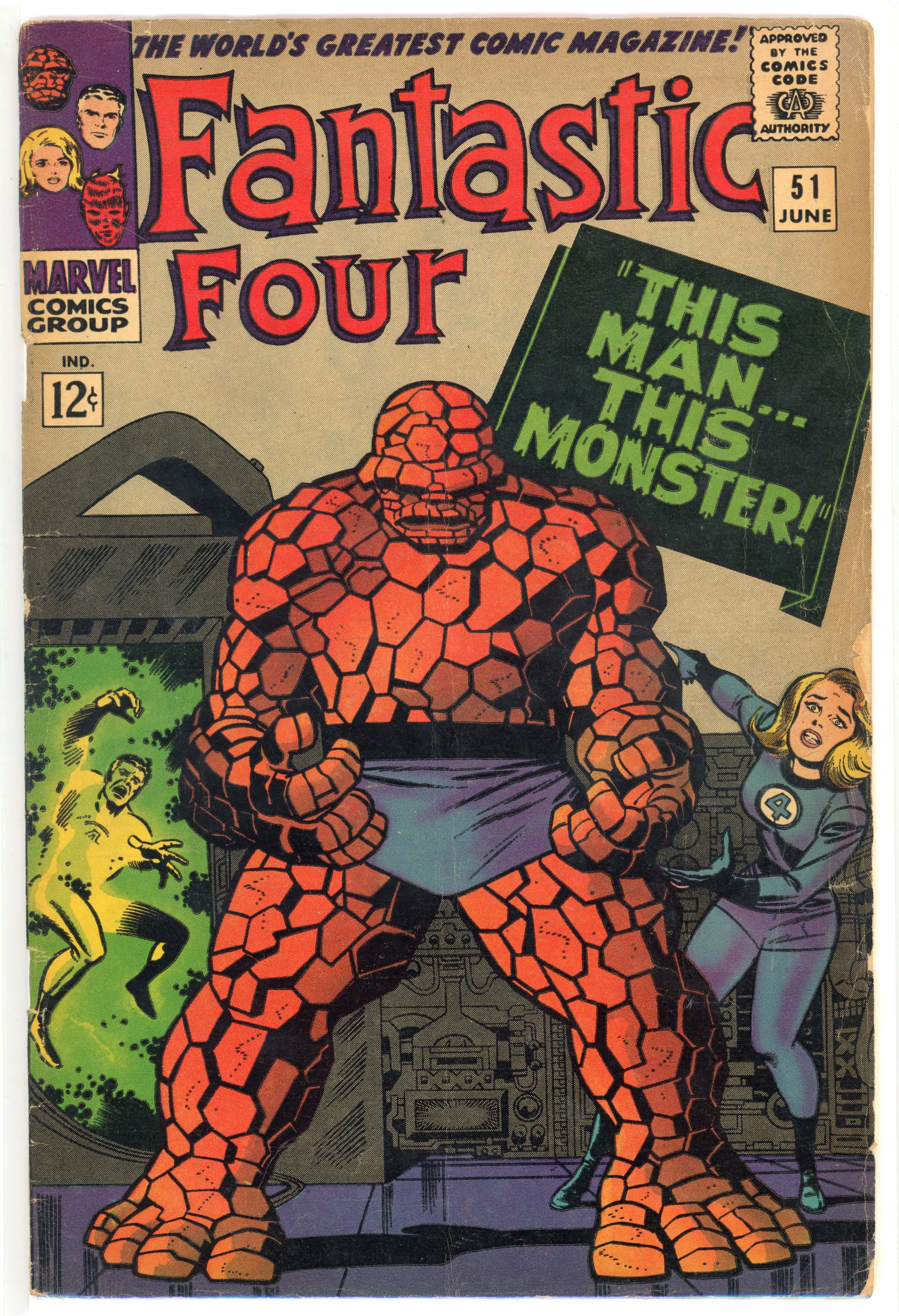 Fantastic Four #51 (Marvel Comics, 1966) First appearance of the Negative Zone