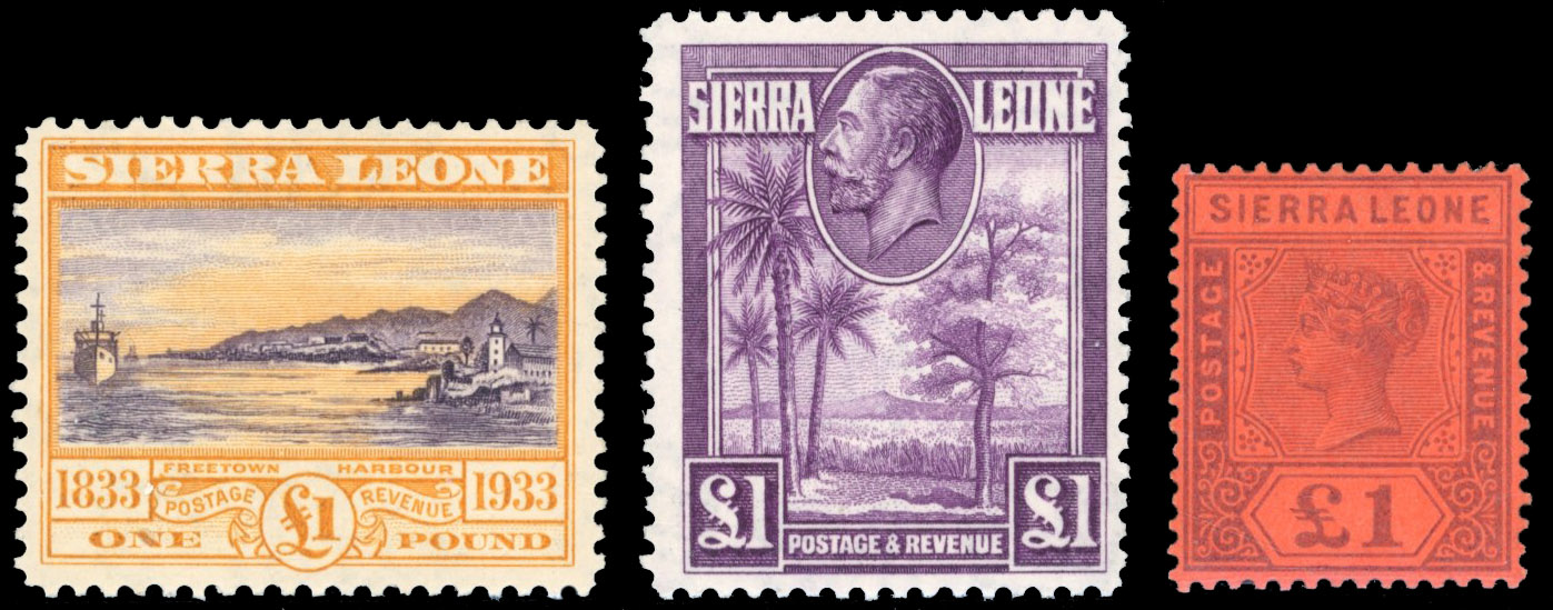 Sierra Leone 1896-1963 collection mint