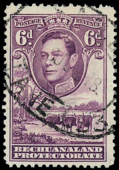 Bechuanaland SG 124ab used