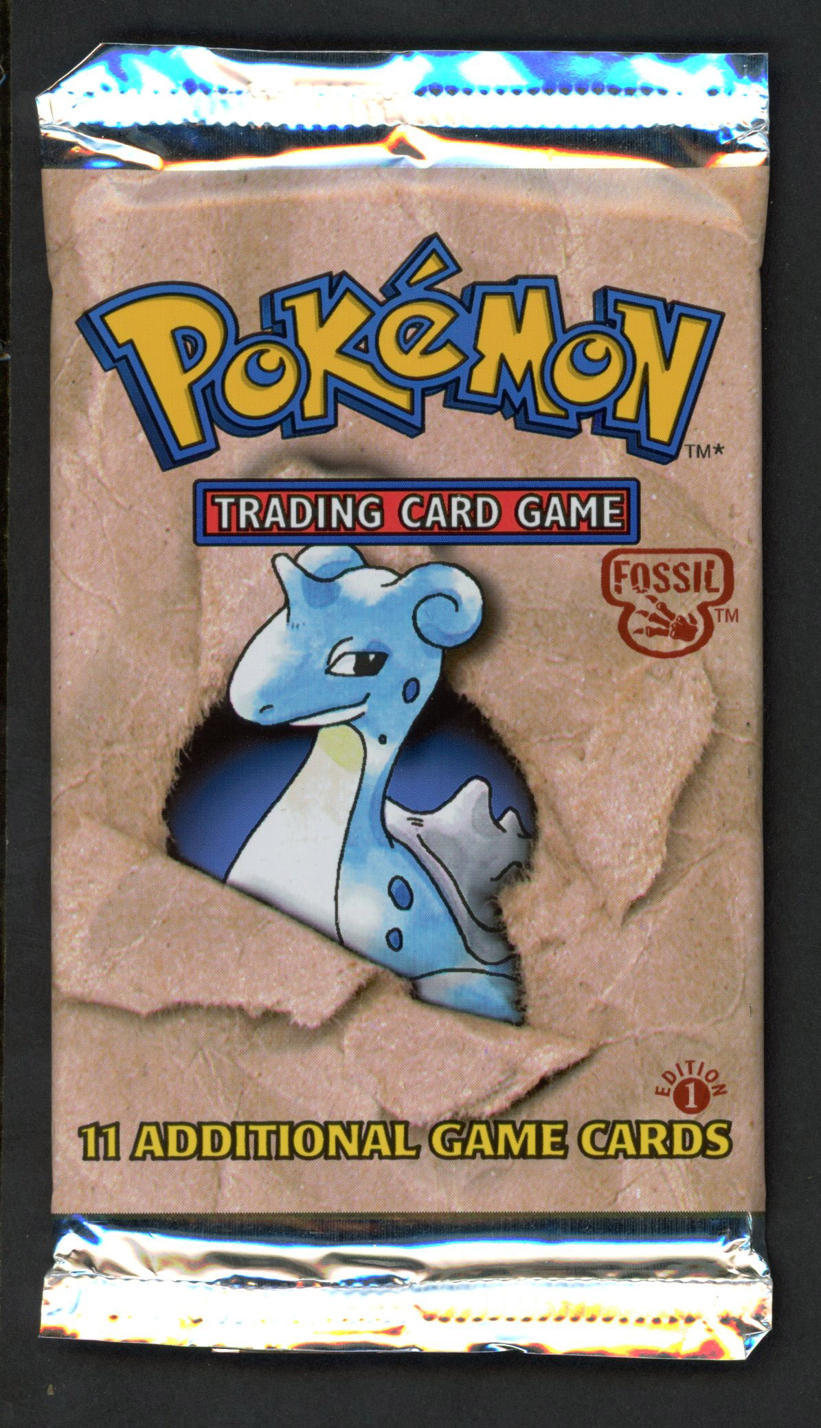 Pokémon TCG - Fossil 1st Edition Sealed Heavy Booster Pack