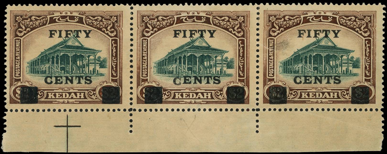 Kedah SG 24a, strip...