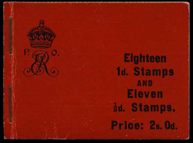 1909 (August) 2/0d booklet, all panes with...