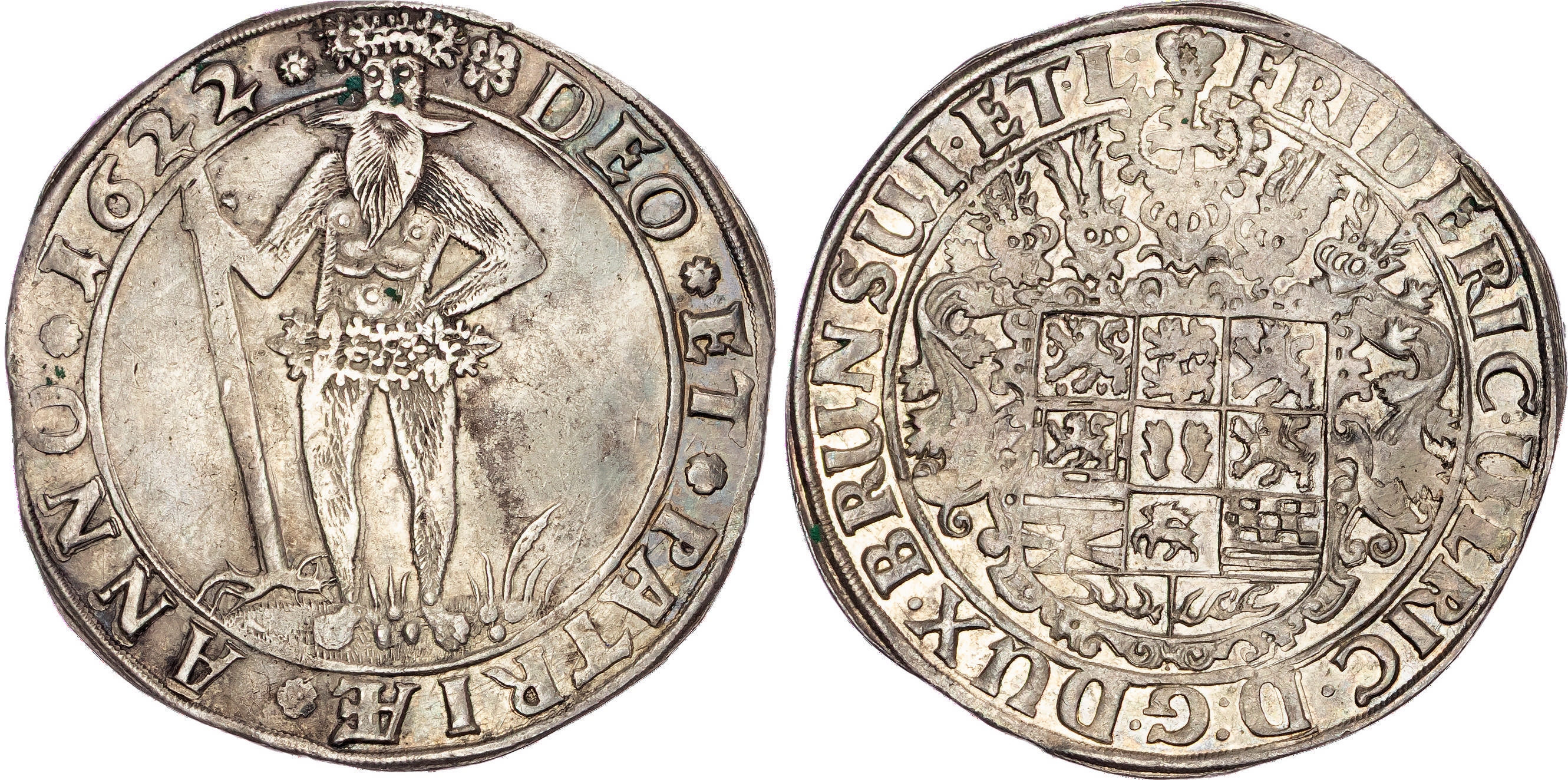 Germany, Brunswick-Wolfenbüttel, Friedrich Ulrich (1613-1634), silver Taler, 1622