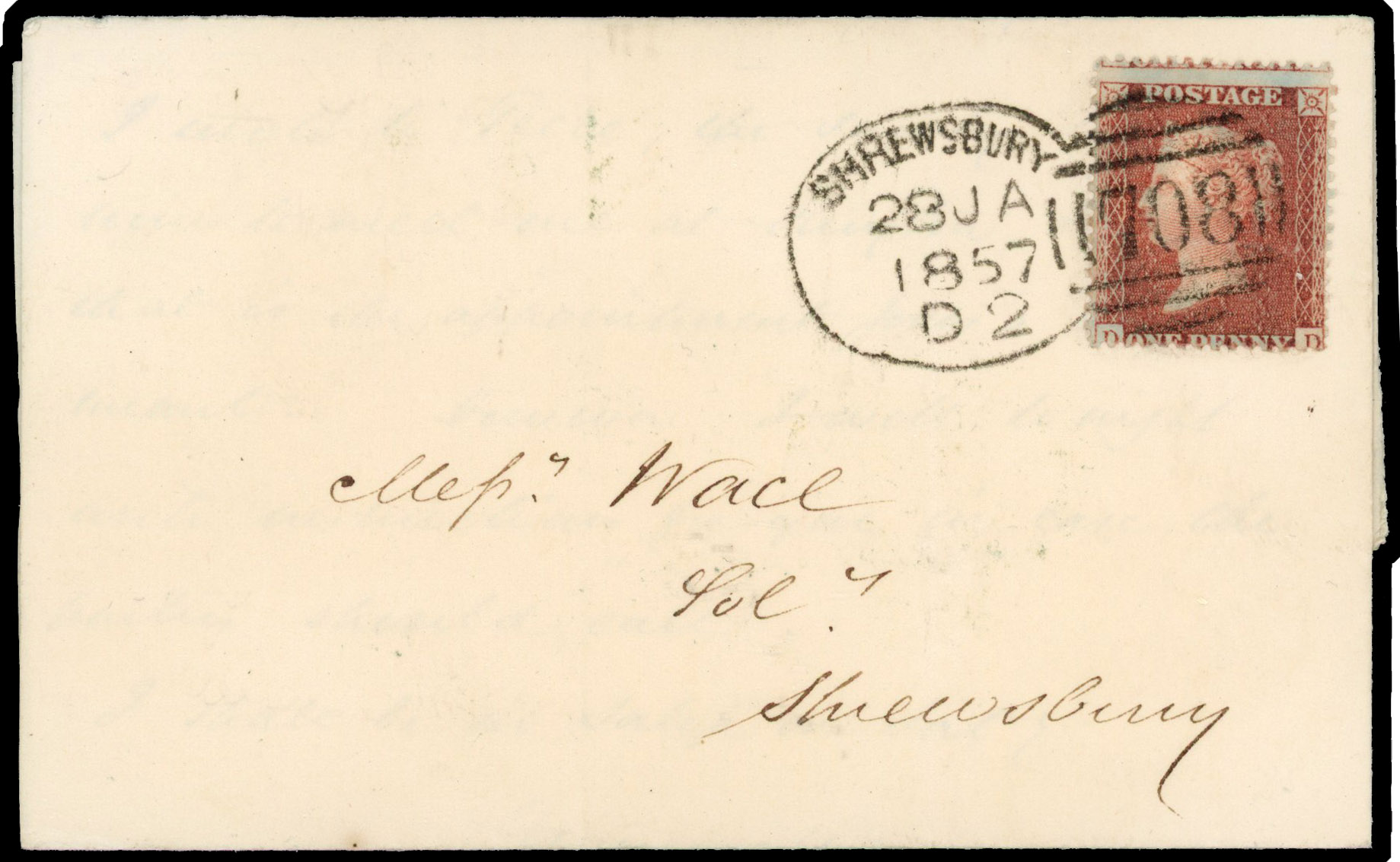 1856 1d Red-brown (SG29, Die II, Alphabet III, Wmk, Large Crown, Perf 14). An attractive group Spoons
