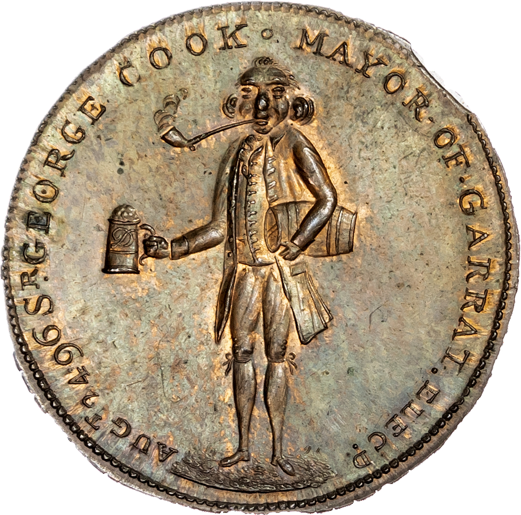 London ‑ West Smithfield, Thomas Prattent mule Halfpenny 1796