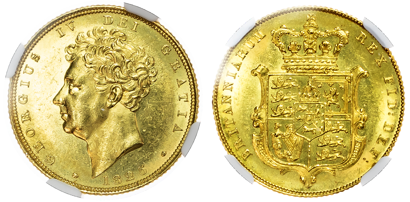 George IV (1820-30), Sovereign, 1825. NGC MS62