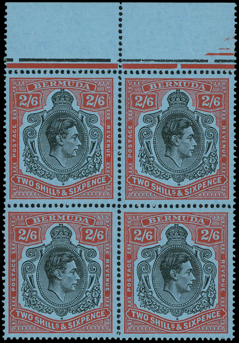 Bermuda SG 117bf block mint