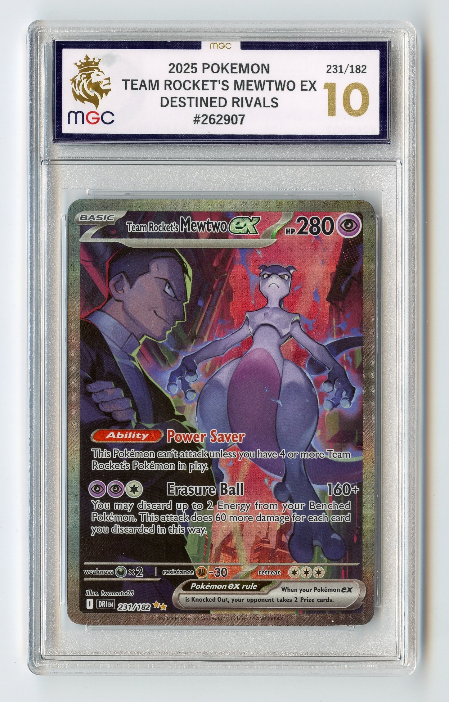 MGC 10 Team Rocket's Mewtwo EX #231 - Destined Rivals 2025