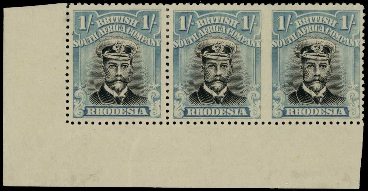 1922-4 1/- Head Die IIIB, perf 14, white...