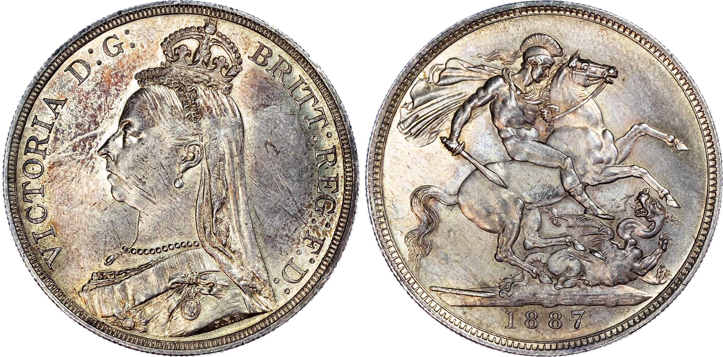 Victoria (1837-1901), Crown, 1887