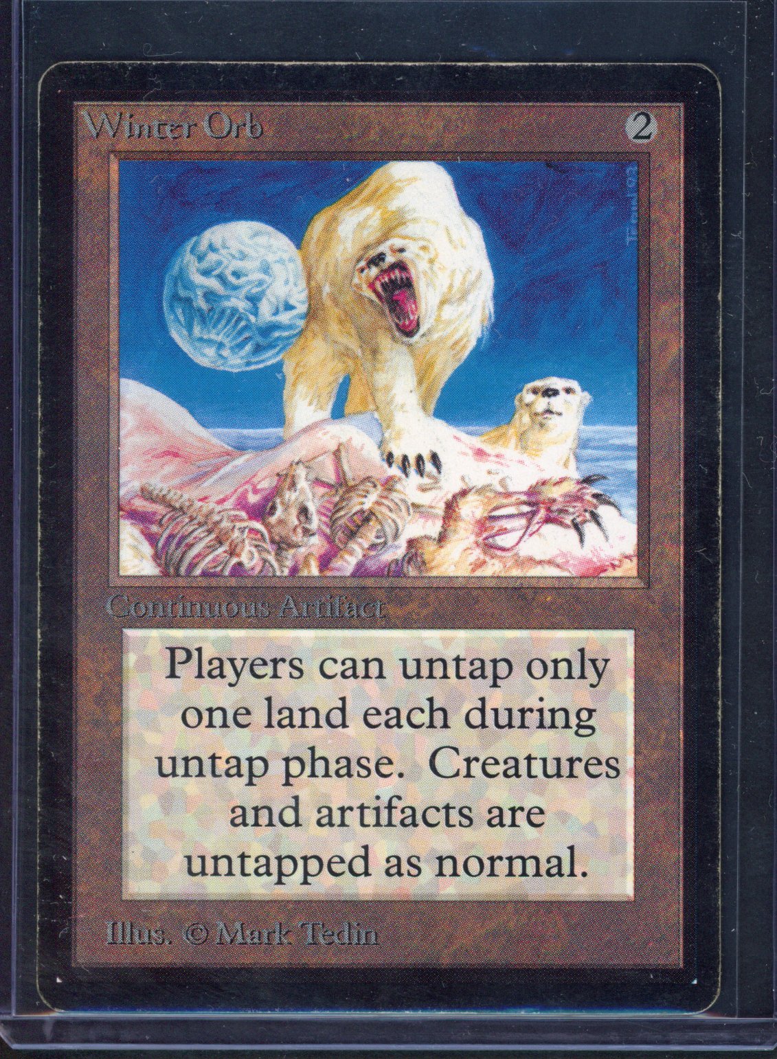 Magic The Gathering - Winter Orb - BETA - Heavy Play