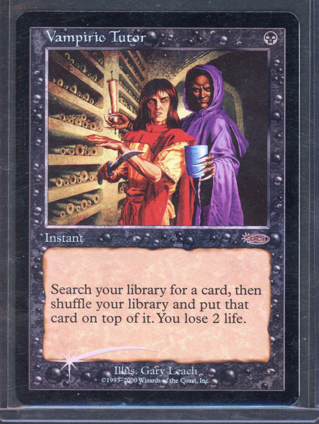 Magic The Gathering  - Vampiric Tutor  FOIL  - Judge Promo  - Lightly Played 