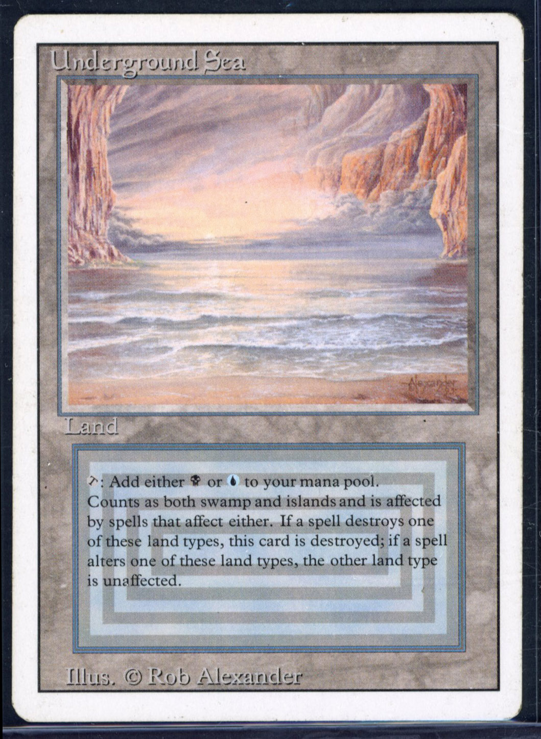 Magic The Gathering - Underground Sea - Revised - MOD Play