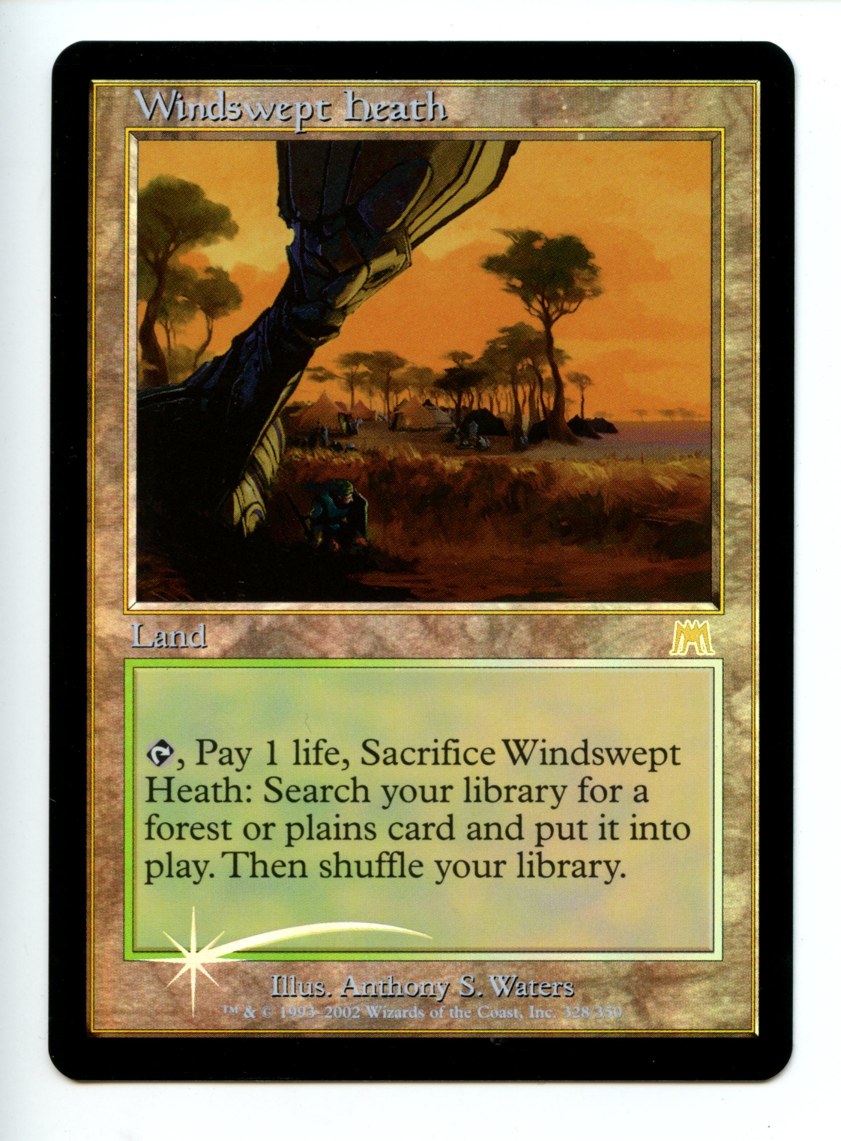 Magic The Gathering  - Windswept Heath  FOIL  - Onslaught - Near Mint 