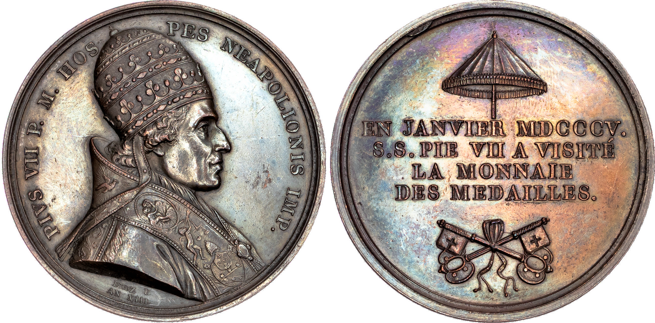 France, First Empire. Napoléon I. The Visit of Pope Pius VII to the Paris Mint.