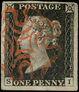 Great Britain SG 2 Plate 2 (SI) 