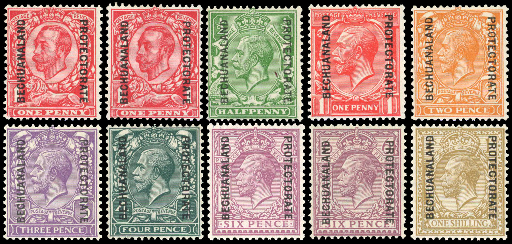 Bechuanaland small selection