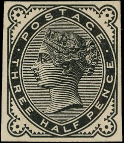 1880 1½d Plate proof.