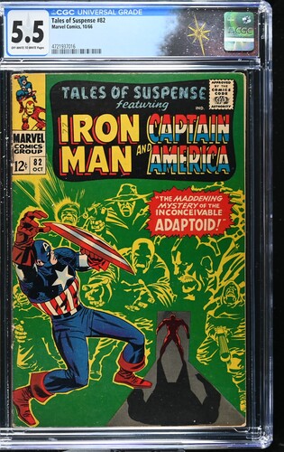 Tales of Suspense #82 CGC 5.5, 1st appearance of the Adaptoid (later becomes the Super-Adaptoid) (Marvel Comics, 1966)