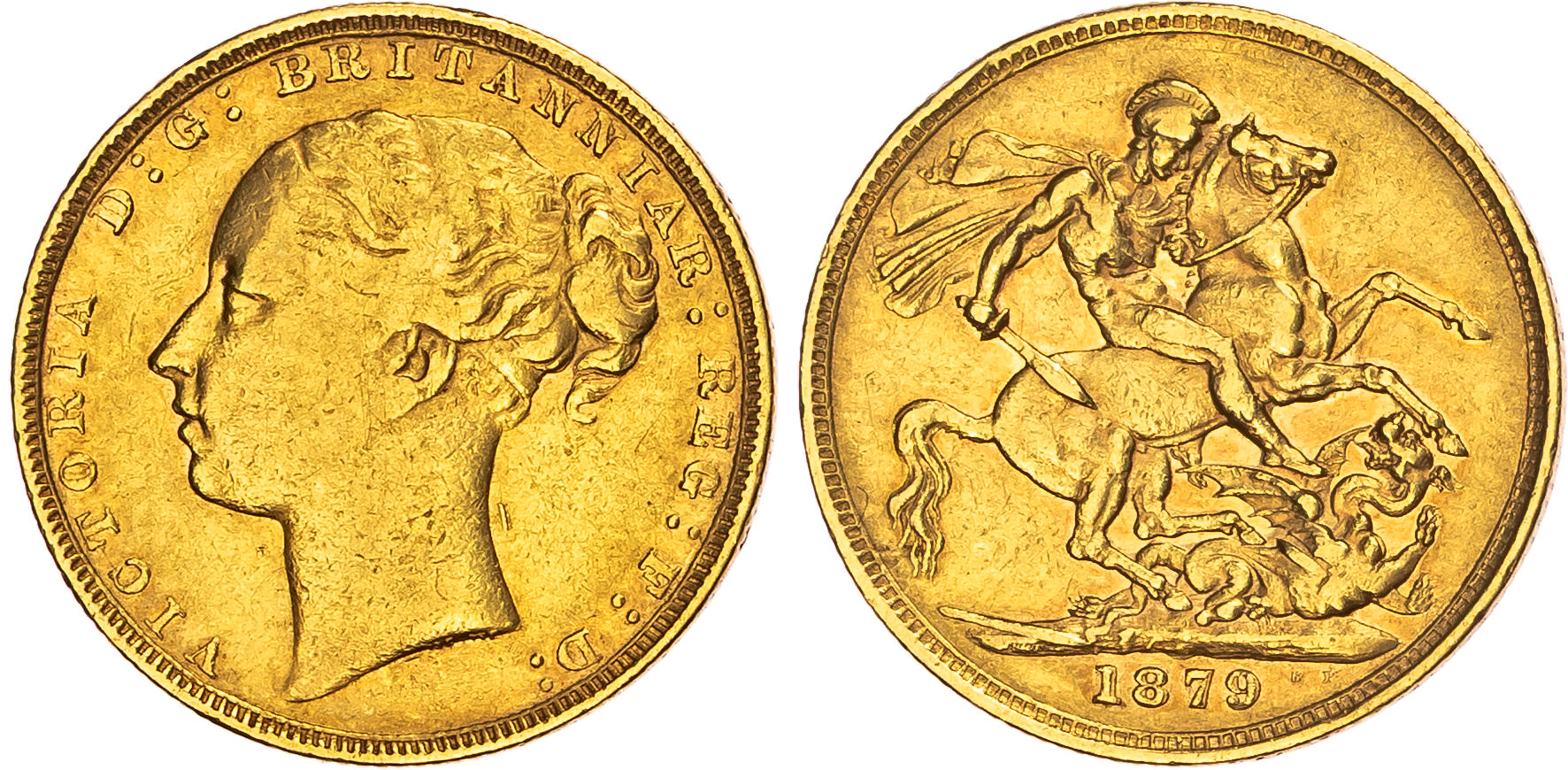 Victoria (1837-1901) Sovereign, 1879, London mint.