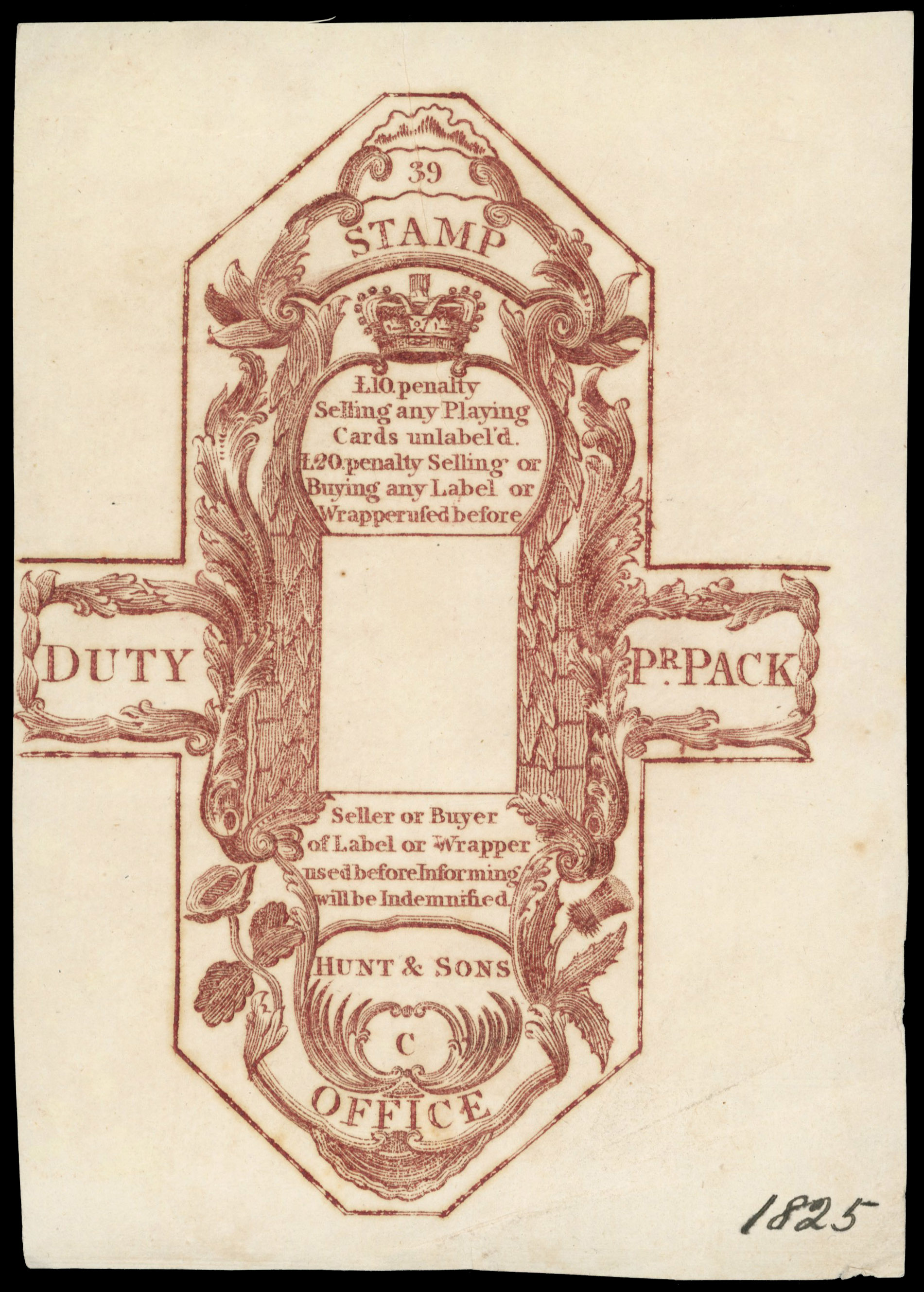 GB Playing Card Duty wrapper proof