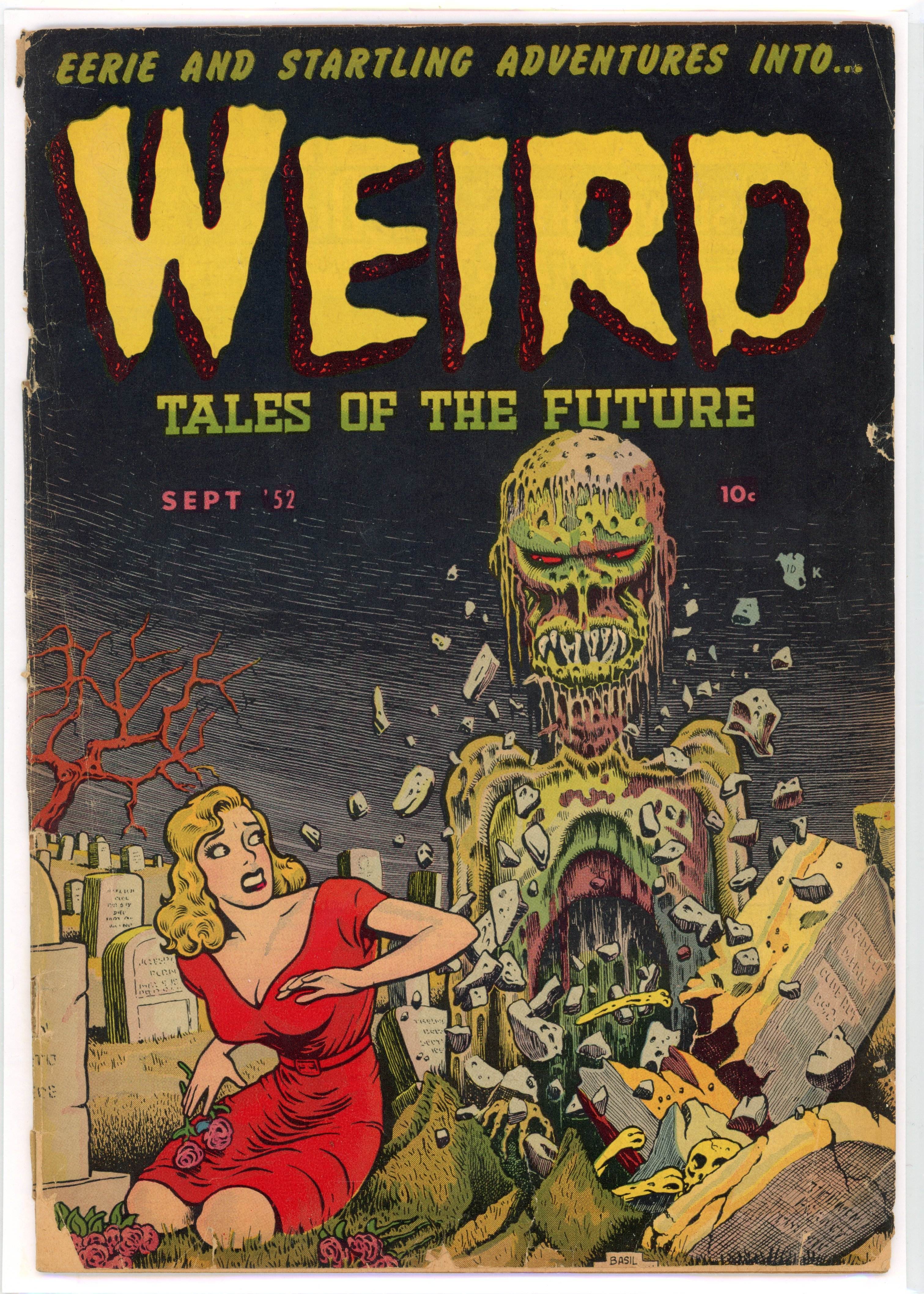 Weird Tales Of The Future #3 (Aragon, 1952) Classic horror cover
