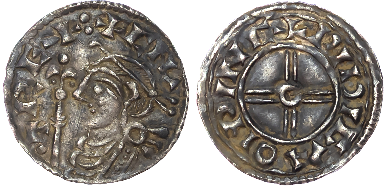 Cnut (1016-1035), AR Penny, Short Cross type (c. 1029-1035/6), Winchester mint, Widia as moneyer.
