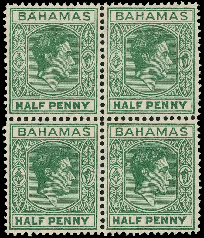 Bahamas SG 149b block mint