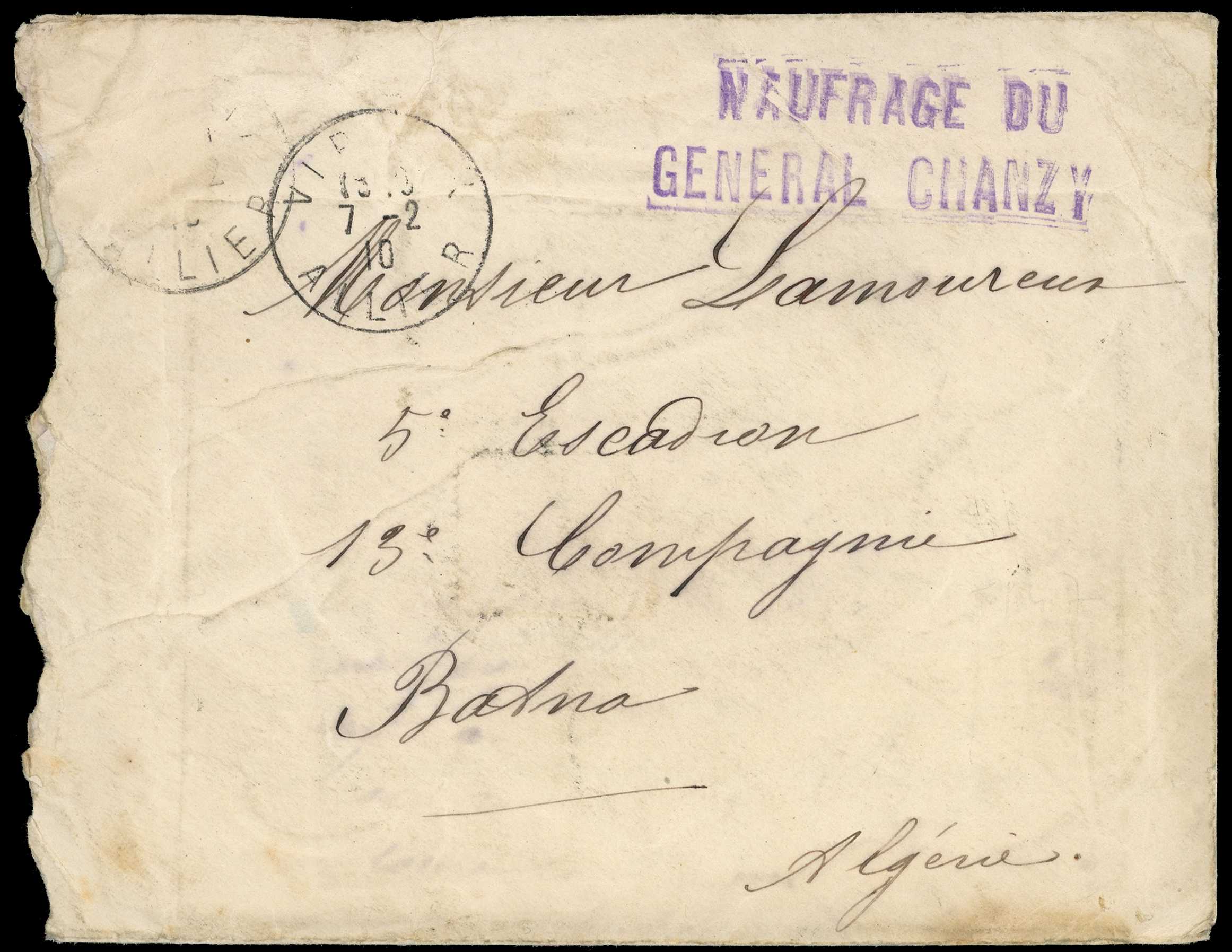 France: 1910 envelope from France to...