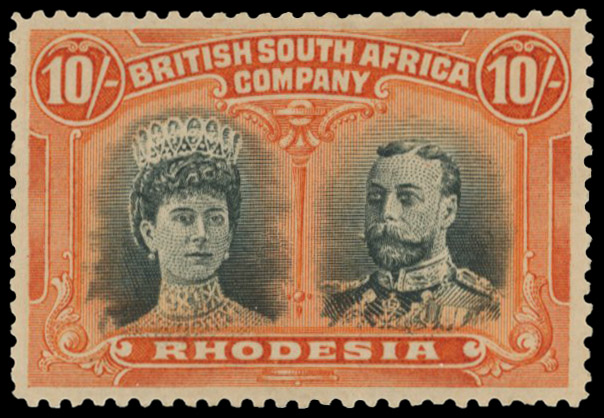 10s bottle green and reddish orange RSC B mint