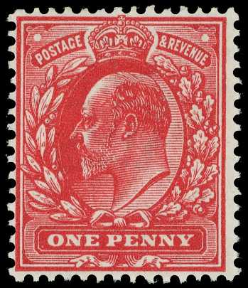 1911 1d aniline rose, unmounted o.g....
