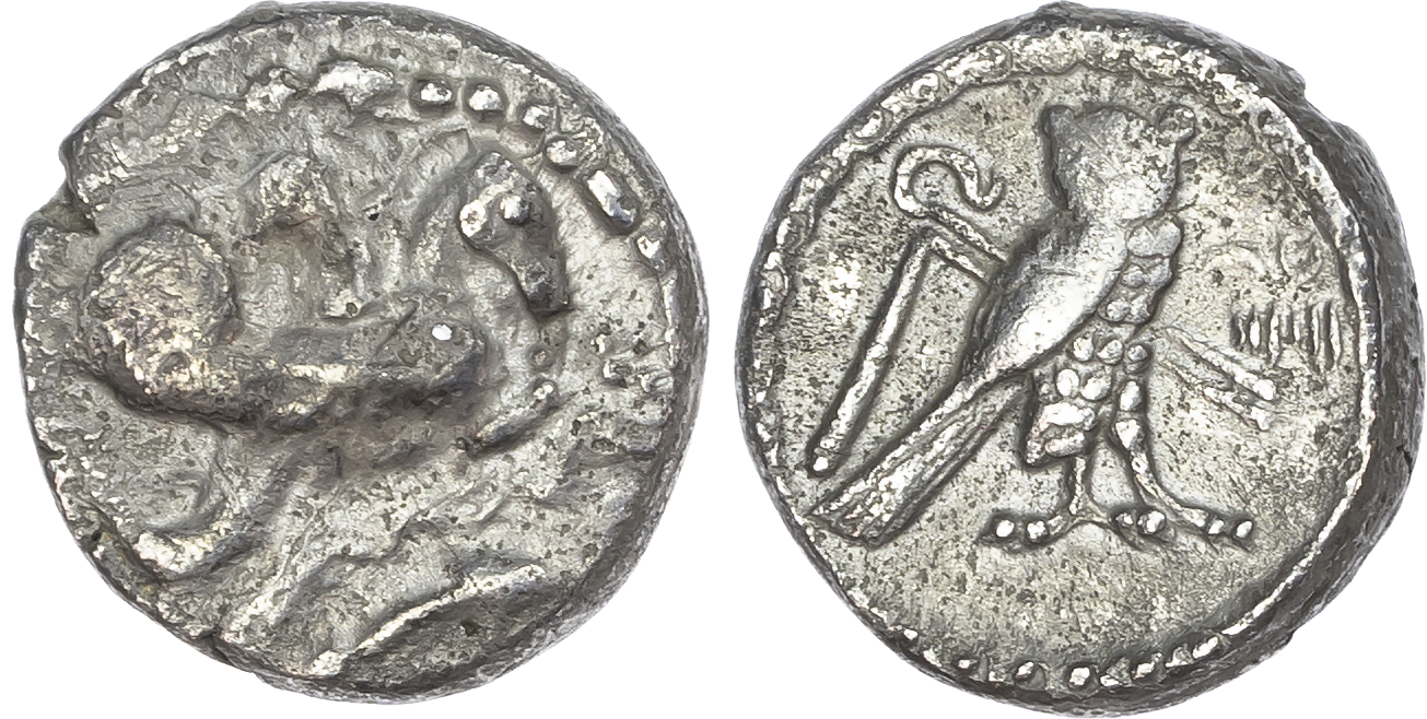 Phoenicia, Tyre, ‘Ozmilk (c. 349-311/0 BC) AR Shekel, 8.55g. 