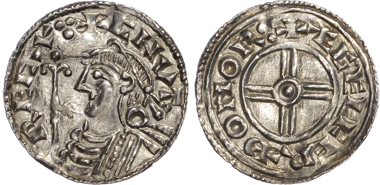 Cnut (1016-1035), AR Penny, Short Cross Type (c. 1029-1035/6), Norwich mint, Aethelferth as moneyer.