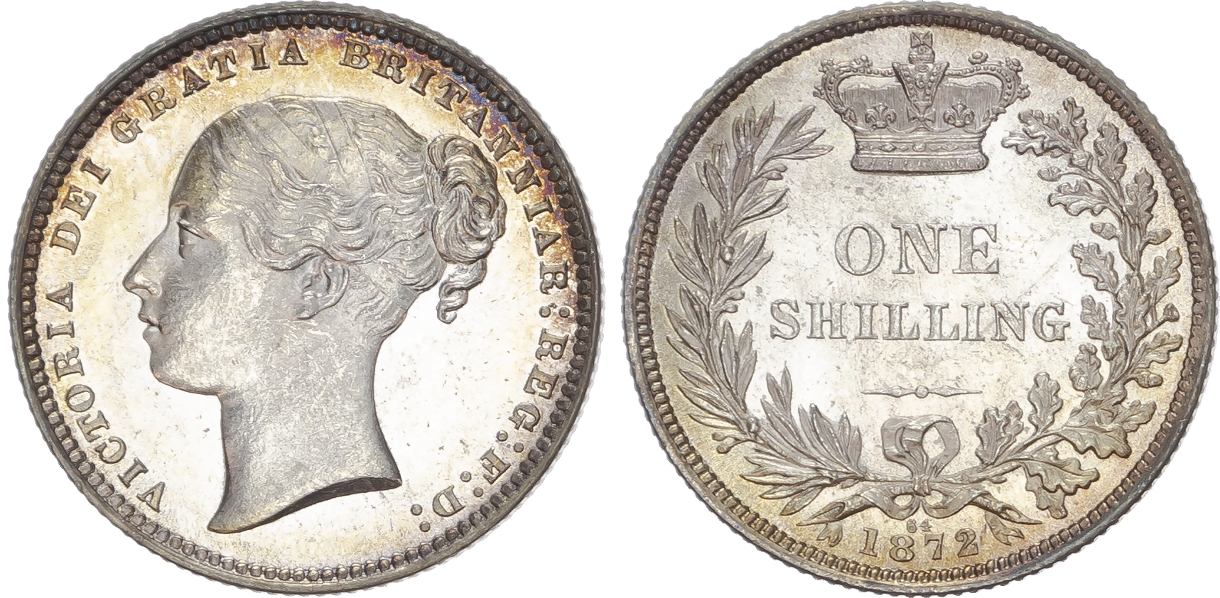 Victoria (1837-1901) Shilling, 1872.