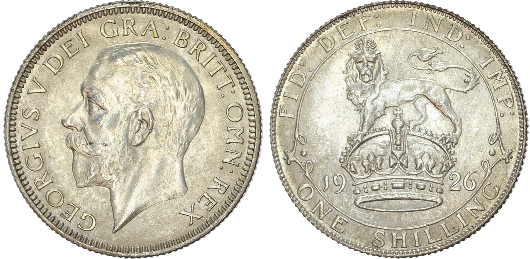 George V (1910-1936) Shilling, 1926, third coinage.