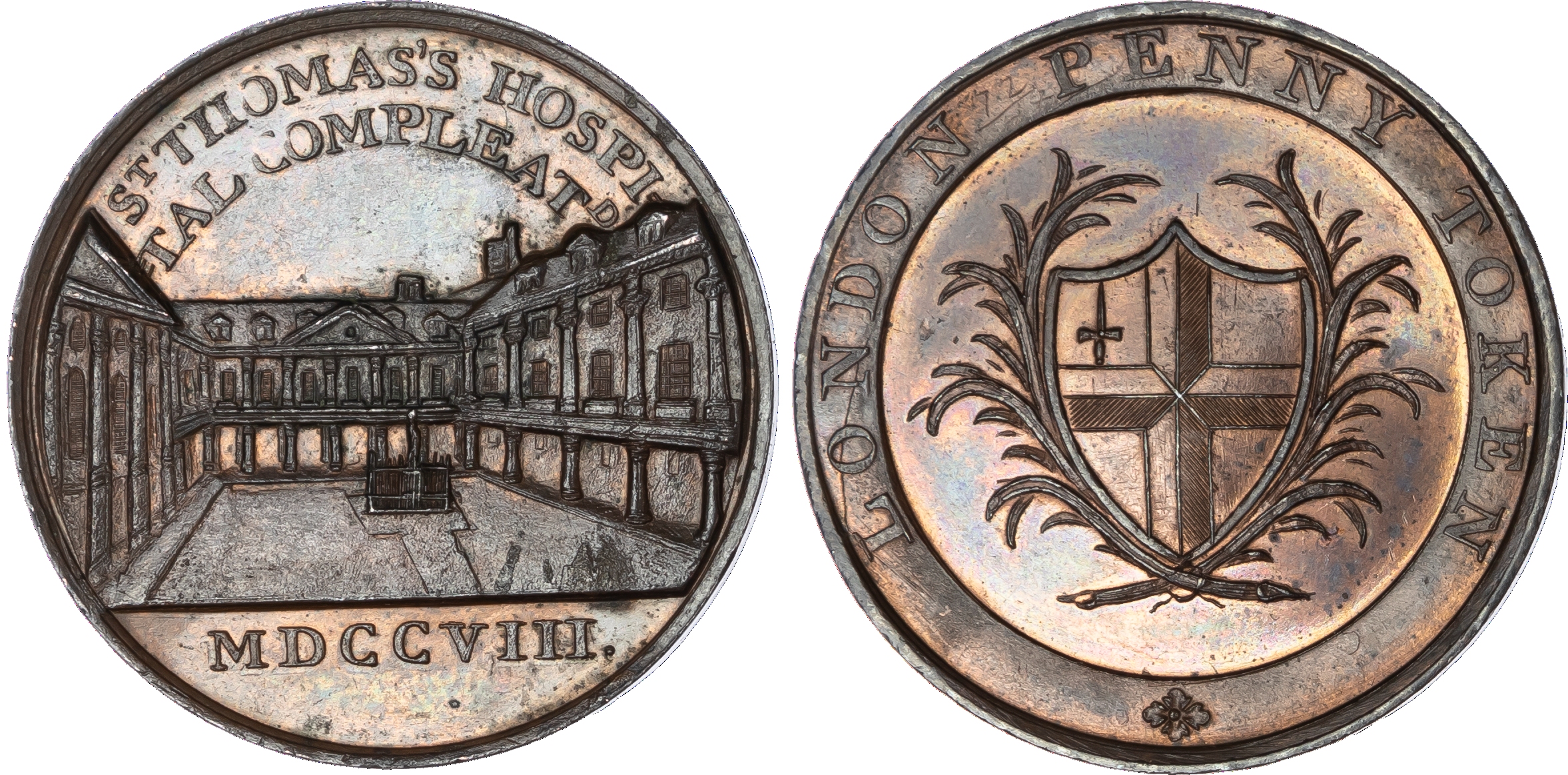 London, Kempson’s promissory copper penny token, undated [18th century].