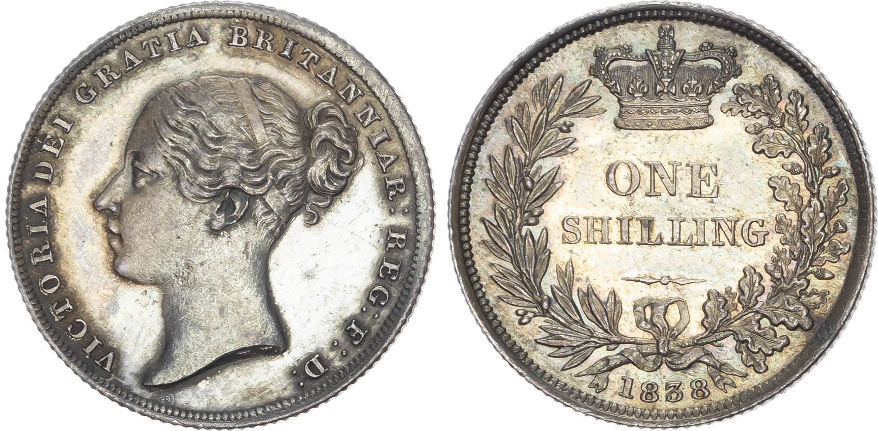Victoria (1837-1901), Shilling, 1838, Type A¹