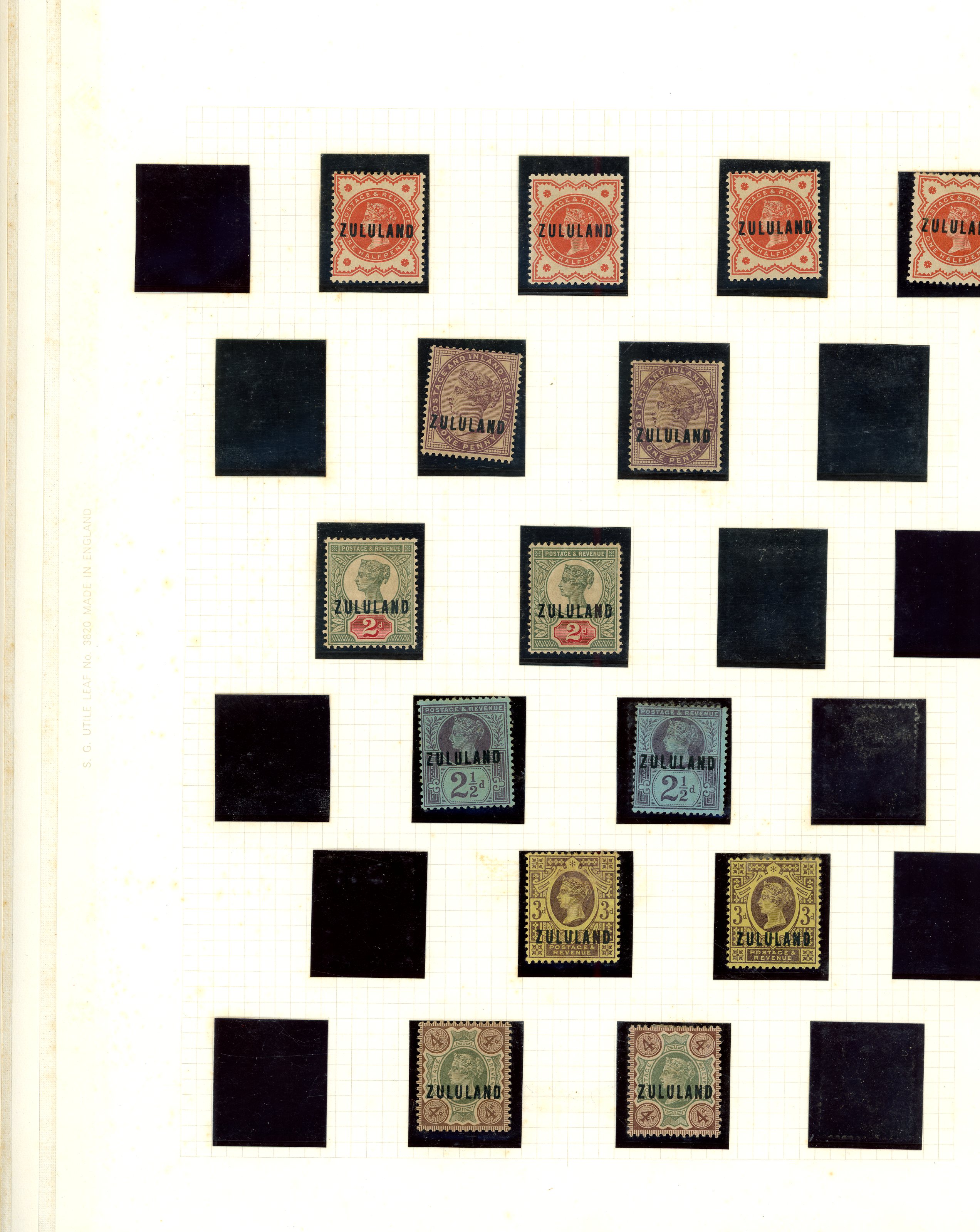 1888-96 mint and used collection (99) on leaves, quality mixed (the mint generally toned) but with two good 4ds used (and a...