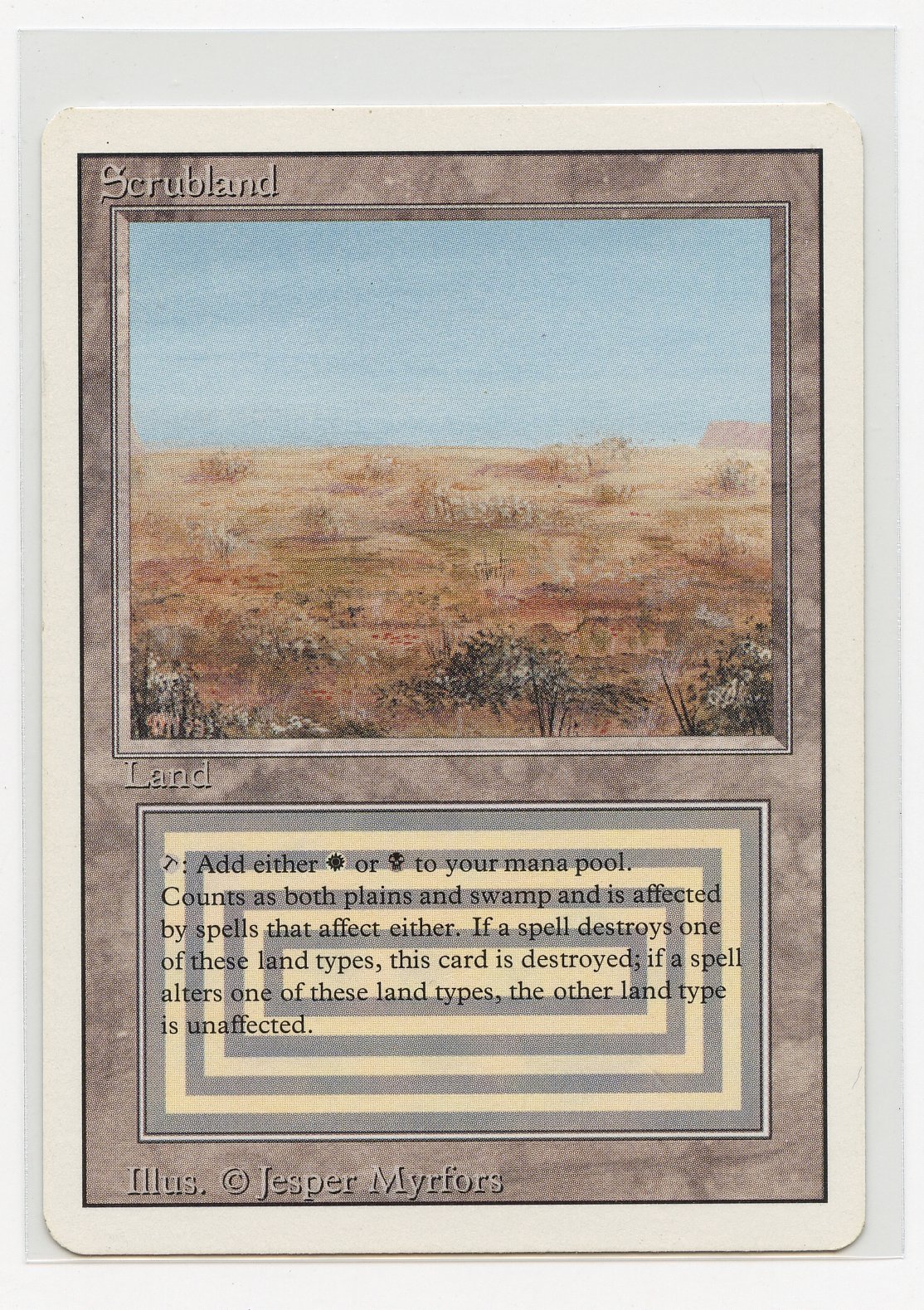 Scrubland - Revised Dual Land (GD)