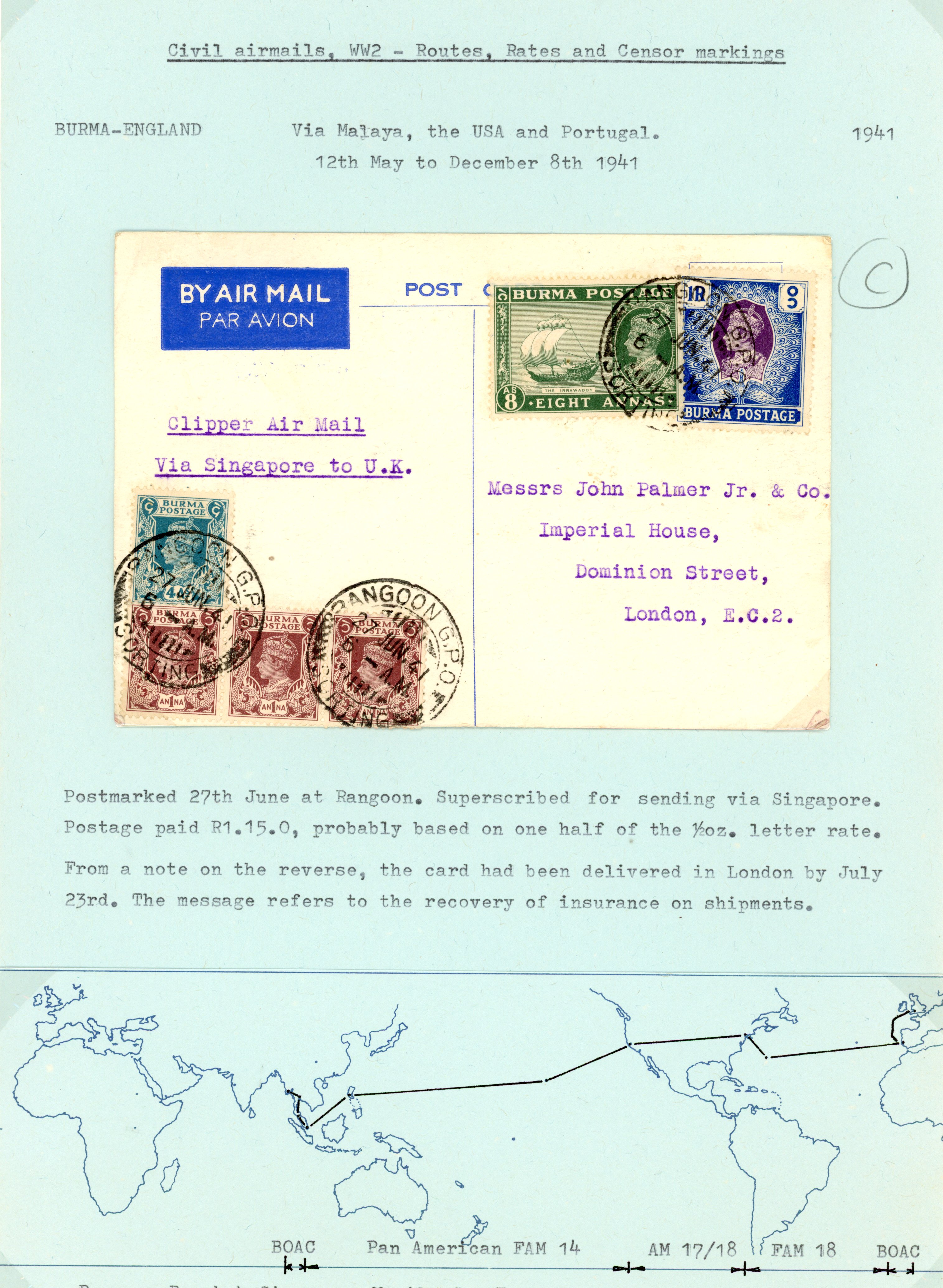 Burma 1941 covers