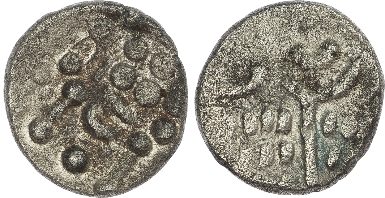 Durotriges (c. 60-50 BC) AR/BI Stater, 3.63g. 
