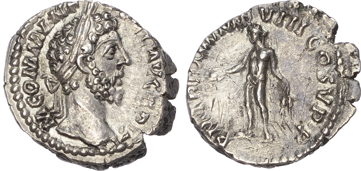 Commodus (AD 177-192) AR Denarius, Rome, AD 188, 3.49g. 