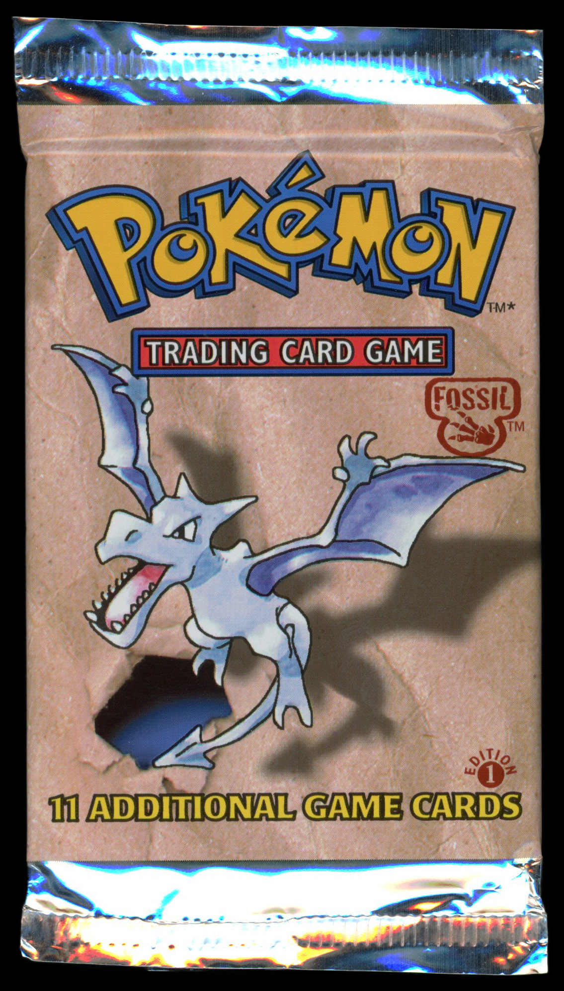 Fossil 1st Edition Sealed Booster Pack - Weight In Description 