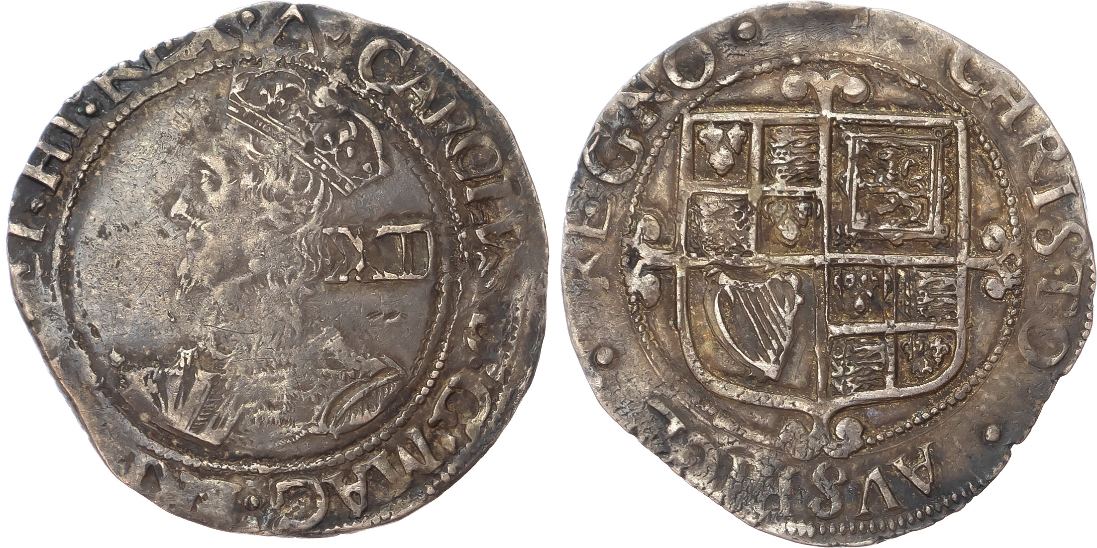 Charles I (1625-1649), AR Shilling, Group F, Type 4.4. [2]