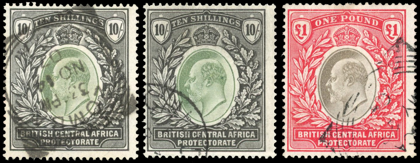Nyasaland SG 59-66 group used