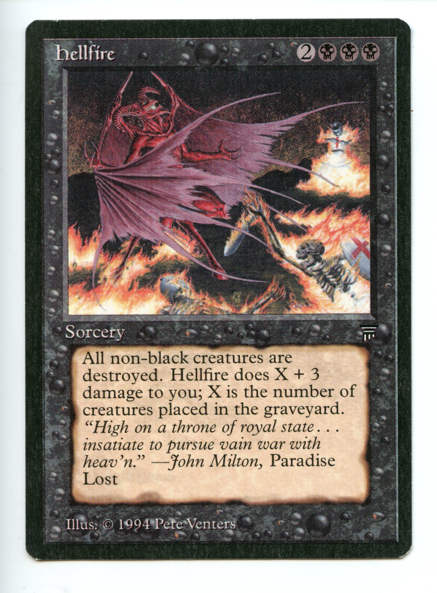 Magic the Gathering - Hellfire - Legends - Moderately Played