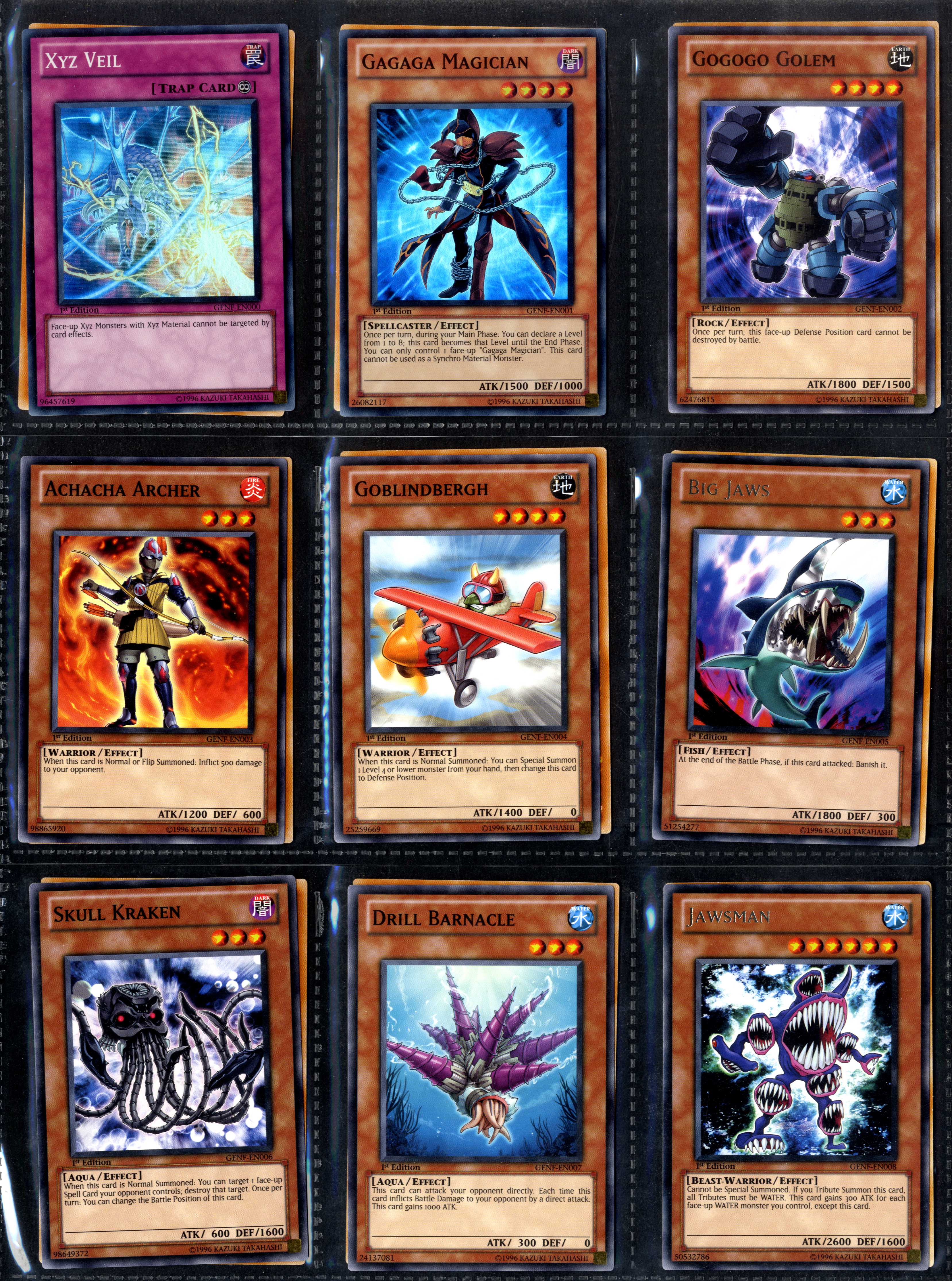 Yu-Gi-Oh! Generation Force 1st Edition English Set