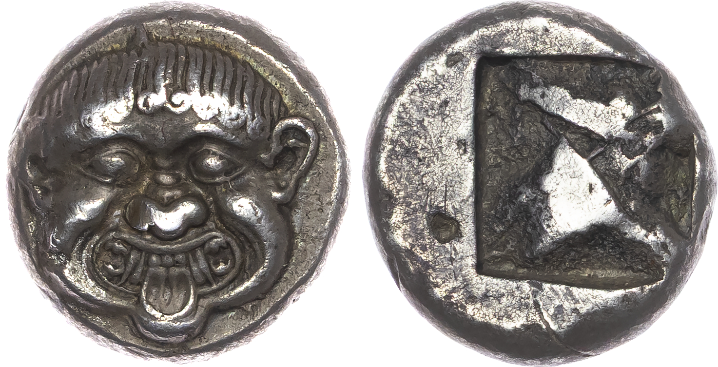 Macedon, Neapolis (c. 500-480 BC) AR Stater, 9.82g.