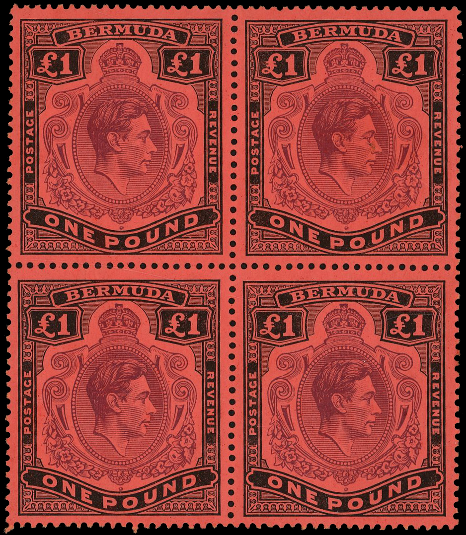 Bermuda SG 121 block mint